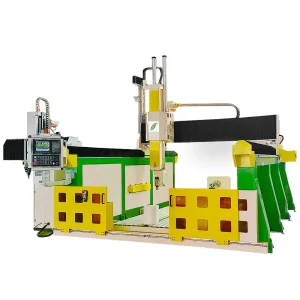 High Precision EPS Foam 3D Sculpture CNC Six Axis Engraving Machine